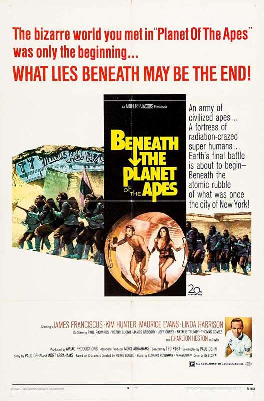 فيلم Beneath the Planet of the Apes 1970 مترجم