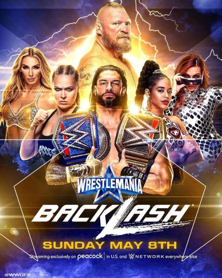 عرض راسلمينيا باكلاش WWE WrestleMania Backlash 2022 مترجم