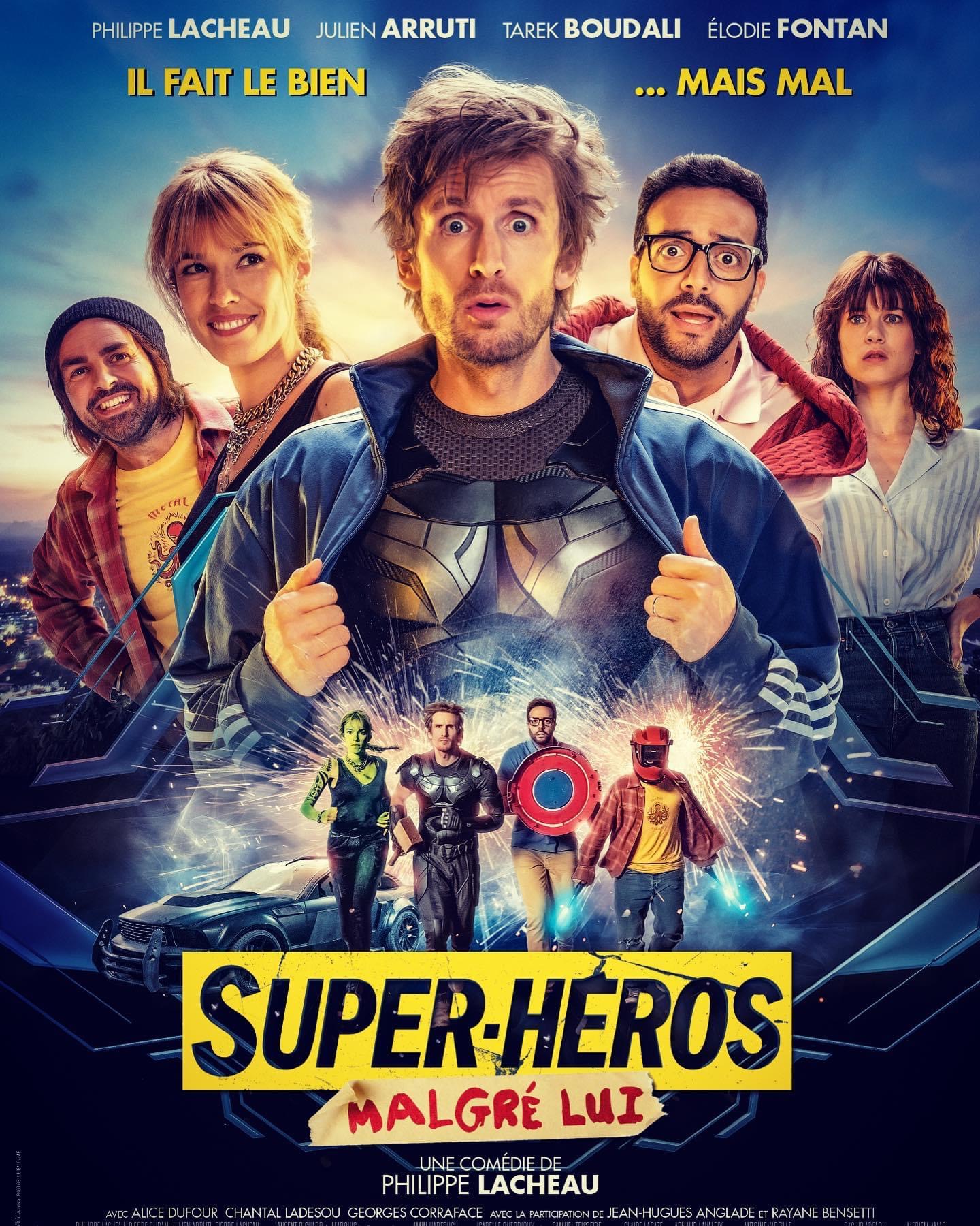 فيلم Super-héros malgré lui 2021 مترجم