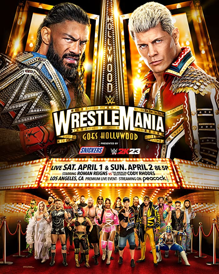 عرض راسلمينيا 39 WrestleMania 39 Night 2 2023 مترجم