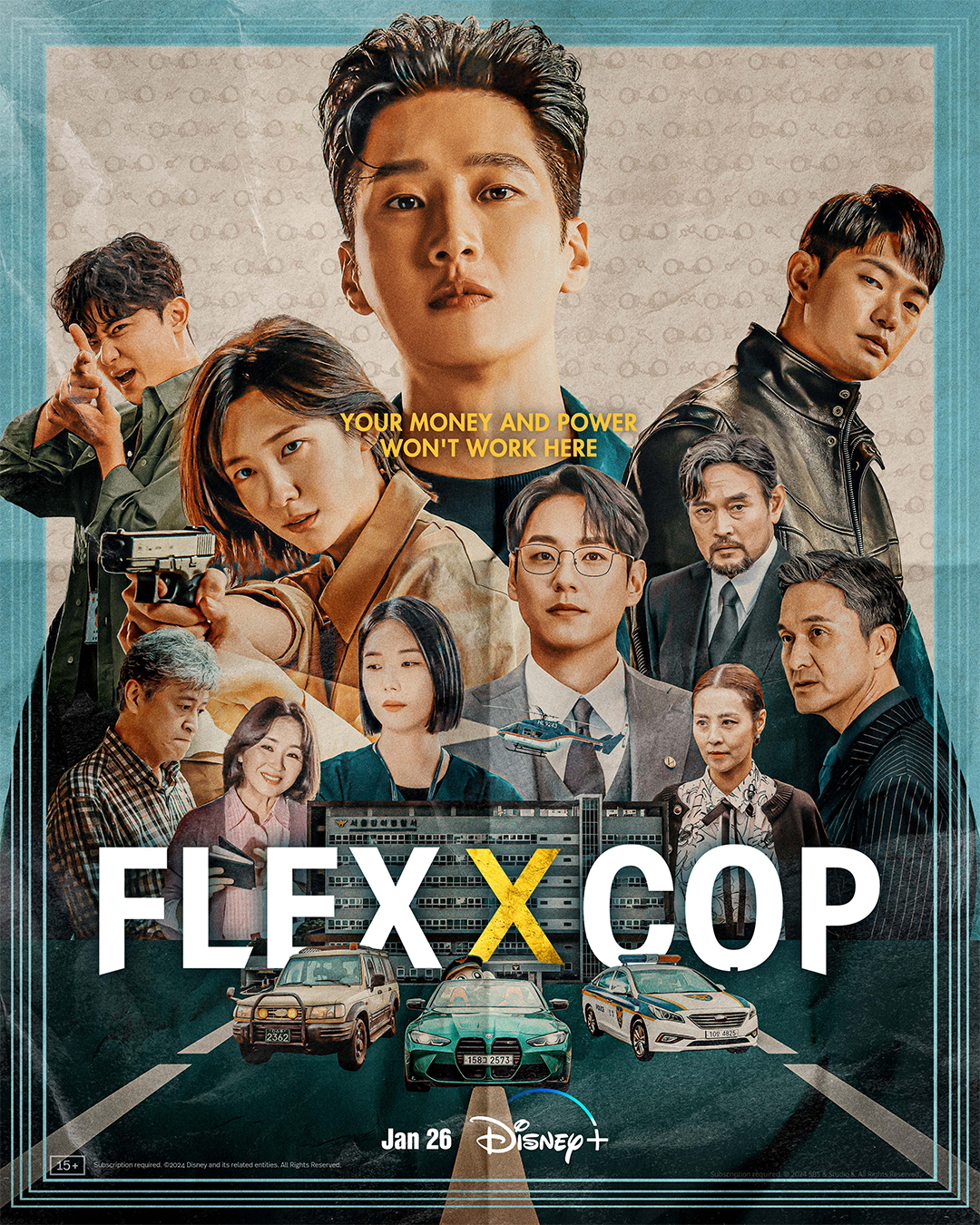 مسلسل ثري ضد محققة Flex X Cop حلقة 12